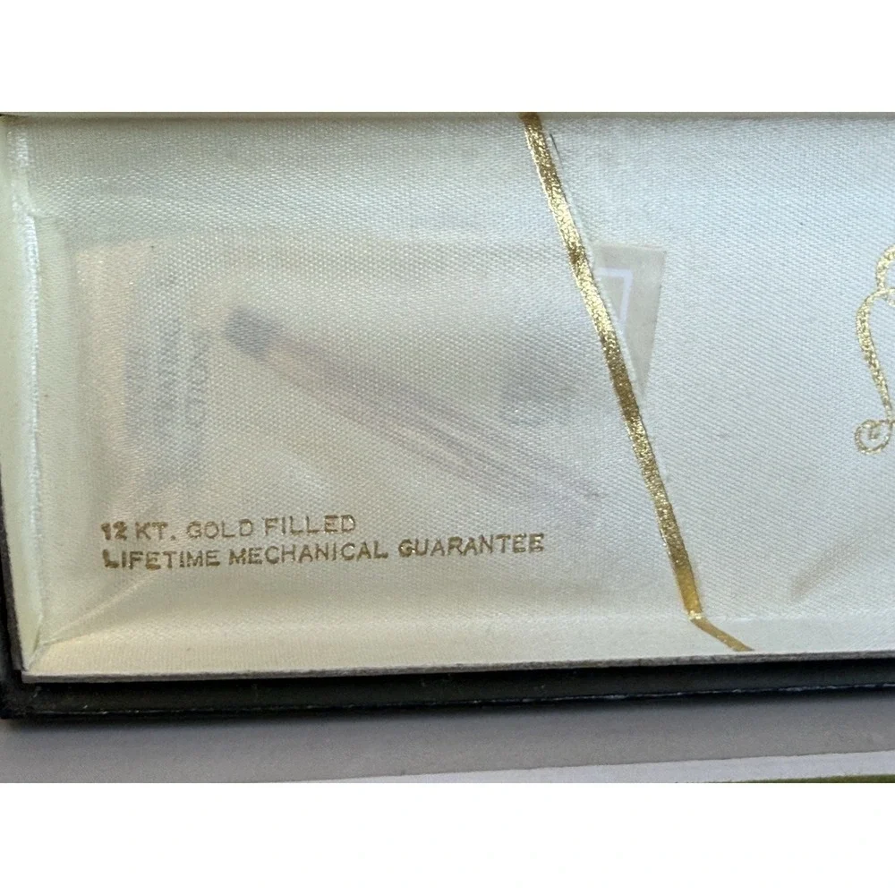 Vintage Cross Classic Century 12K Gold Filled Pen Pencil Set Boxed Paperwork USA